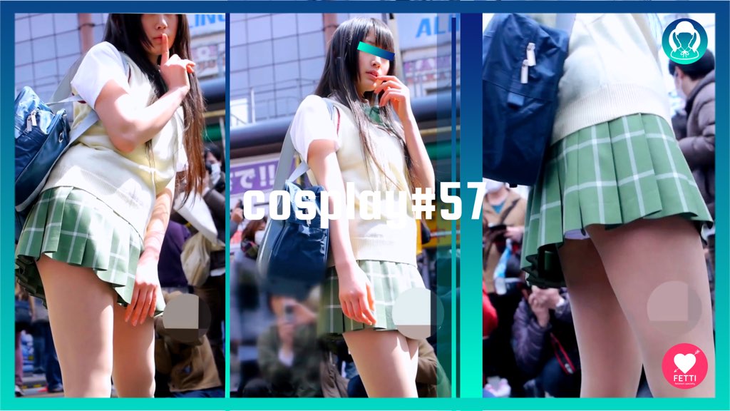 【cosplay#57】美女コスプレイヤーさんのハレンチなJKコスパンチラ | 盗撮動画 | Ansuko.net