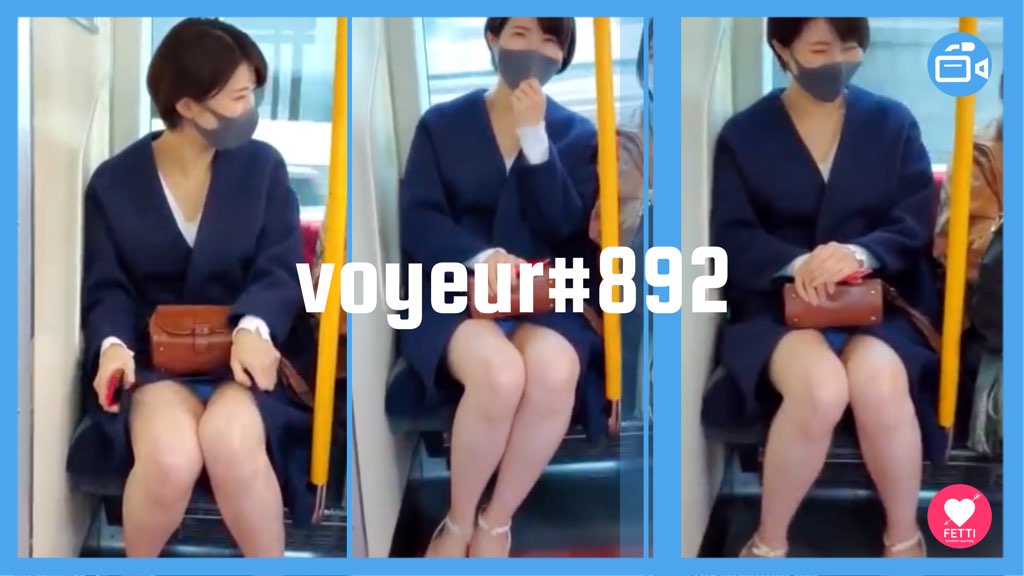 【voyeur#892】美脚OLさんの水色P対面盗撮(バレ) | 盗撮動画 | Ansuko.net