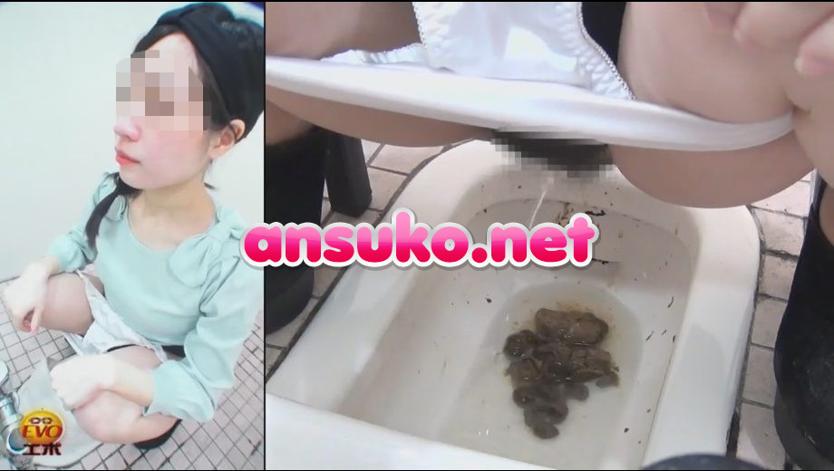 【トイレ】隠しカメラだらけの和式便所でコロッコロなうんこをする超美人なお姉さん