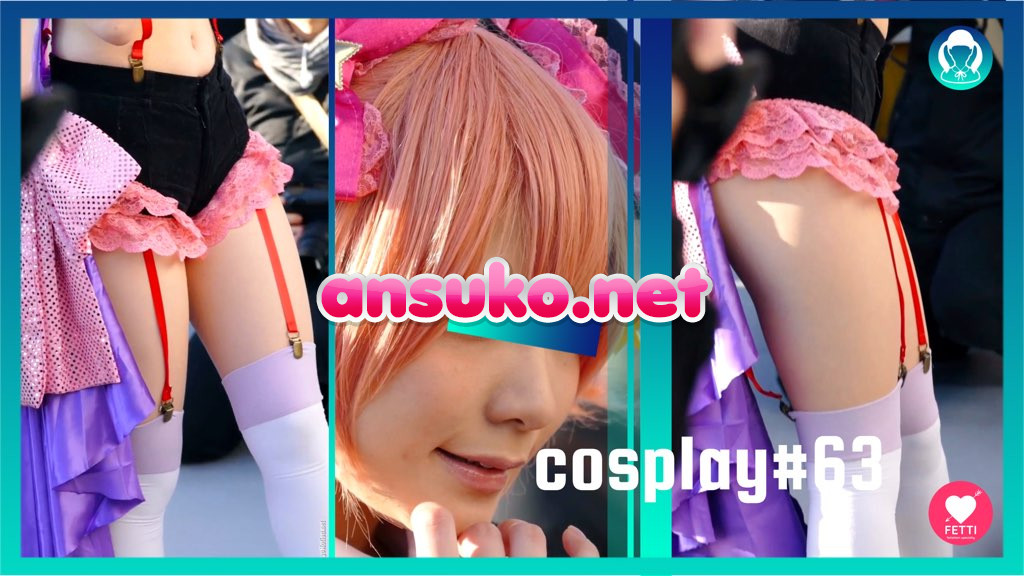 【cosplay#63】太もものラインがエッチな美人レイヤーさん撮影