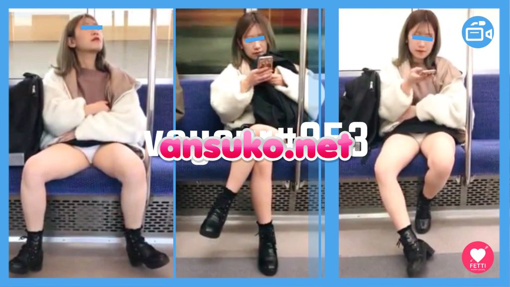 【voyeur#953】激ミニタイトスカートのDくらいの女の子の白Pとむっちり柔らか美脚対面盗撮