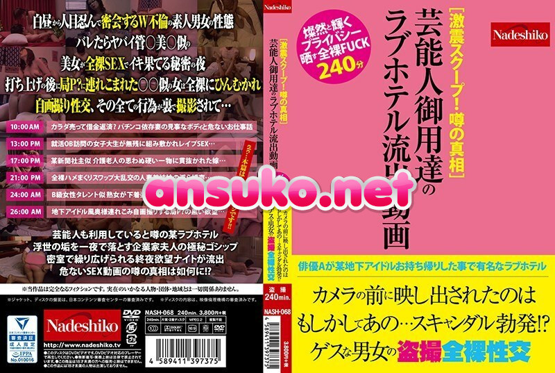 NASH-068 ［激震スクープ！ 噂の真相］芸能人御用達のラブホテル流出動画