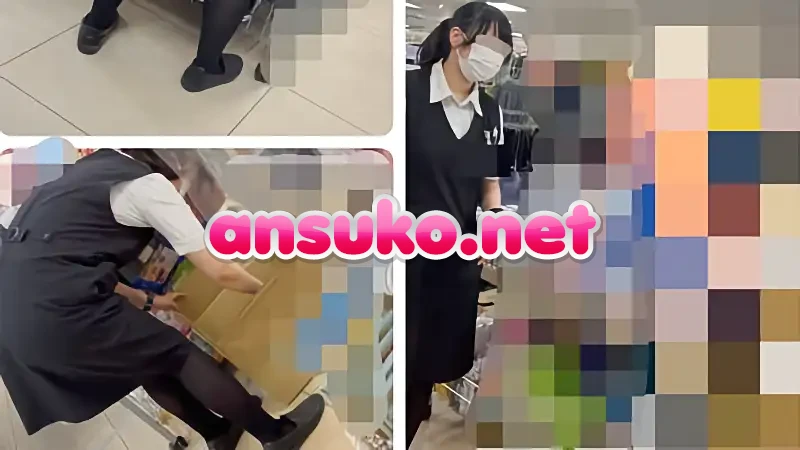 【素人のパンツを逆さ撮り】18,またもや制服店員のスカート内にスマホ入れてみた！3人収録 [1.2GB]