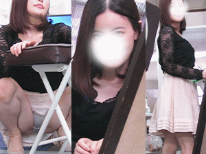 あれ・・・なんだか濡れてません？　見せたがりクール系美女の秘密の大胆開脚 | 盗撮動画 | Ansuko.net