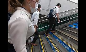 A lewd rocket-boobed office lady | Voyeur video | Ansuko.net
