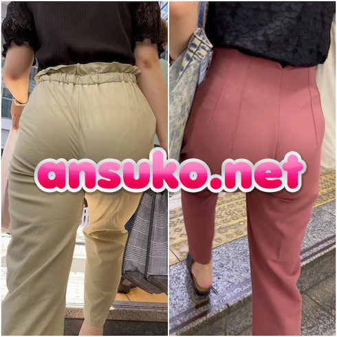 凄く素晴らしいプニプニ桃尻OL２選(2名)