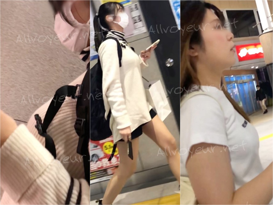 [Side view 193] Two female college students