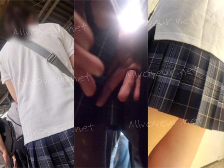 痴汉狂热分子 #35[★2] 在拥挤的火车上抓住一个拥有迷人长腿的女孩。一场令人紧张的战斗。 |偷窥视频 |安苏科