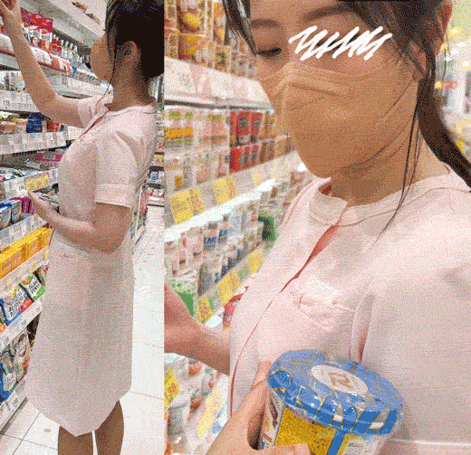 SS-class huge breasts! Sticky breast groping of a pharmacist's older sister [breasts... 