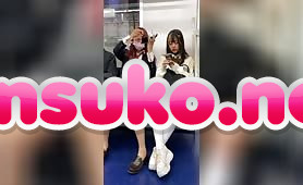 LJK企画3！仲良しJK風制服S級ギャル美女の対面エロ過ぎるミニスカパンスト生脚370