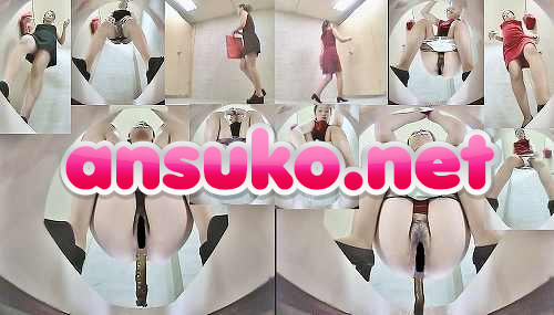【個人撮影】和式女子トイレ　究極金隠し内からマ〇コ激撮④