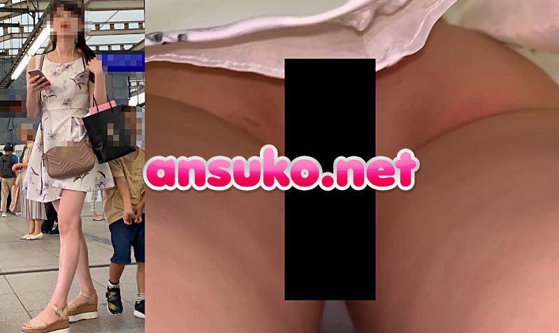 【美人女子大生】彼氏持ちの可愛いお姉さんのどエロい美脚とパンツを盗撮!顔出しあり!JD神 [224MB]