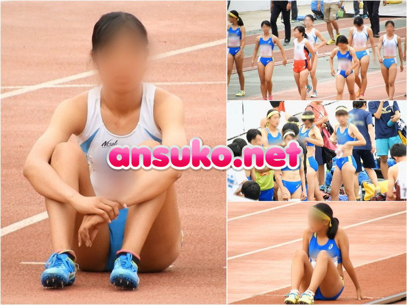 【動画】No.068 某地区陸上競技記録会 4×400mリレー 青色と水色のブルマがいっぱい