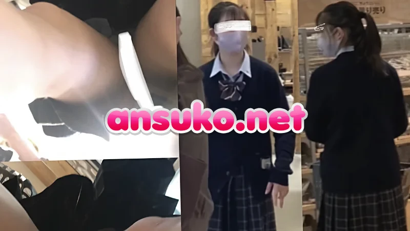 #103 大絶景を跨りアングルで!親連れ優等生JKちゃんの美足&白”生”逆さ撮り風景 [109MB]