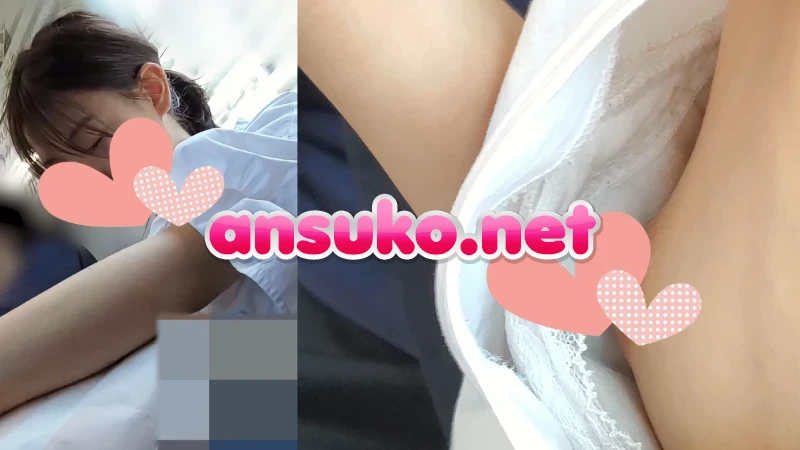 [胸チラ]居眠り女子の産毛付き膨らみかけ乳首[顔有] [691MB]