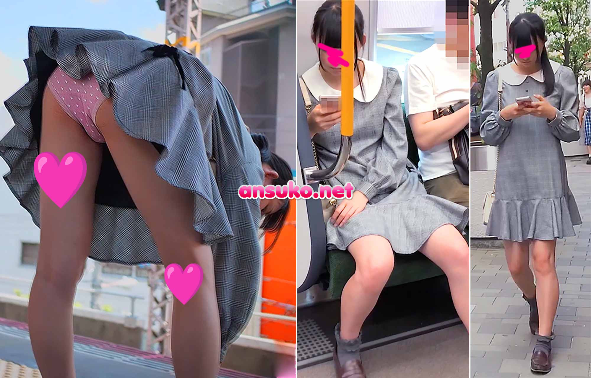 激カワ女子！水玉ピンクPから鮮明のハミ毛、そして第三者バレ！！