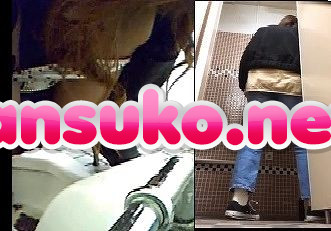 無修正 和式トイレ フリーハンド(オシャレに決めたアパレル店員のおしっことうんこ)
